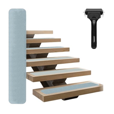 Trappetrin Skridsikker udendørs tape (15-pak/kasse) Anti-skrid strips kompatibel med trappegulve Bruser