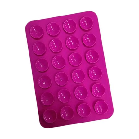 Telefon Sugekop Holder Silikone Telefon Cover Brusebad Beslag til Selfies og Videoer Lysegrå Pink