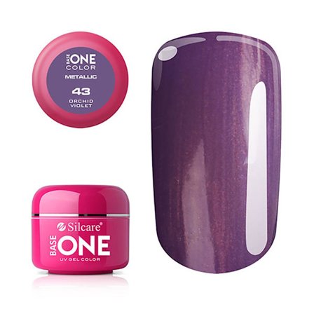 UV-geeli - Base One - Metallic - Orchid Violet - 43 - 5g