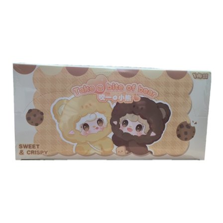 Yooki Bite Bear Blind Box Ornaments - Sødt Anime vedhængslegetøj til piger, mystisk gavedekoration