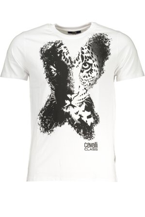 Cavalli Class T-shirt Maniche Corte Uomo Bianco