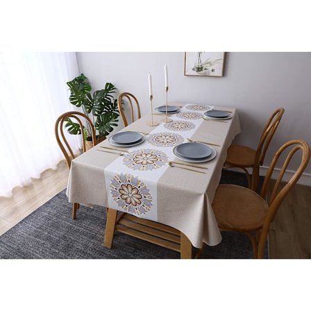 *Rektangulär belagd duk, vattentät duk, 140 x 180c*