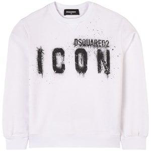 Kids - Dsquared2 White Icon Logo Sweatshirt 8 Years - Jumpers and knitwear - 8 years - White