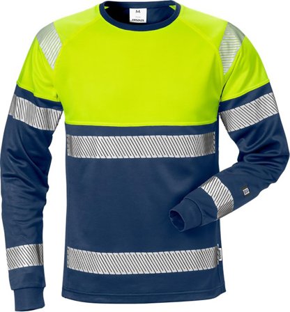 Fristads 7519 THV Neulepaita huomiokeltainen/laivastonsininen 3XL, Vaatteet
