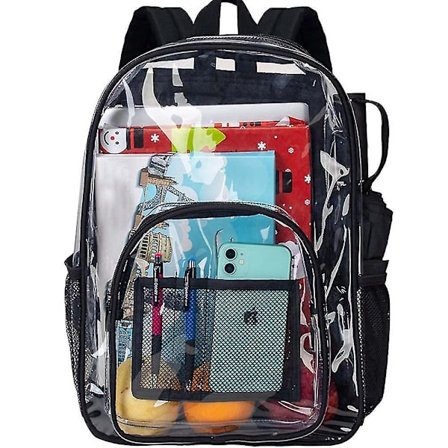 1 st Genomskinlig Ryggsäck - Kraftig Genomskinlig Ryggsäck, Trendig Design