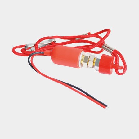 Död mans kontakt grå inboard med lina 12 V