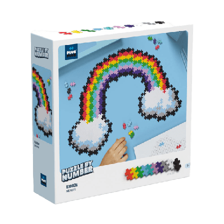 PLUS Puzzle By Number Rainbow 500pcs Skapa & pyssla Unisex ONESIZE