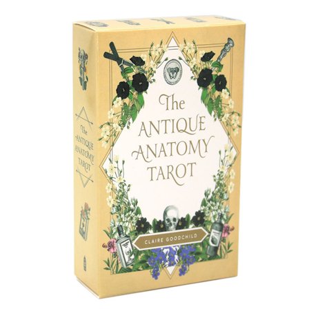 The Antique Anatomy Tarot 78 kortin pakka täysin englanniksi oraakkelikorteille ennustamiseen