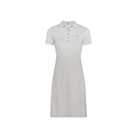 Tommy Hilfiger New Chiara Polo Kjole Grå, Dame