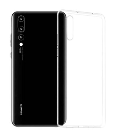 Skydda Huawei P20 Pro: Tunt, Transparent Silikonskal
