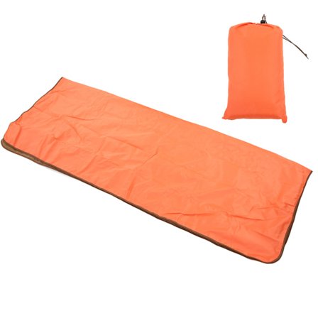 Picnic tæppe vandtæt vindtæt blødt ripstop holdbart udendørs campingtæppe med opbevaringspose orange