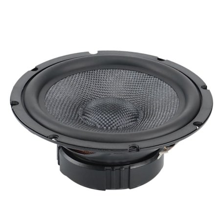 1st 6,5" mellanregisterbas 4 Ohm 40W Glasfiberbas Hifi Ljudhögtalare DIY för Hemmabio
