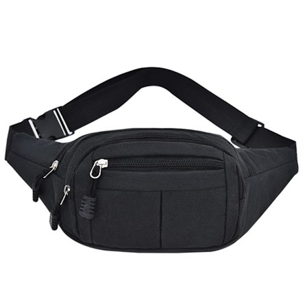 Midjeväska Herr Dam Fanny Pack Semesterpengar Bältespåse - high quality