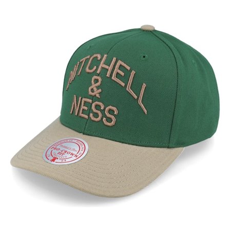 Mitchell & Ness - Athletic Arch Pro Hunter Green Adjustable Adjustable Green Cap - @ Hatstore