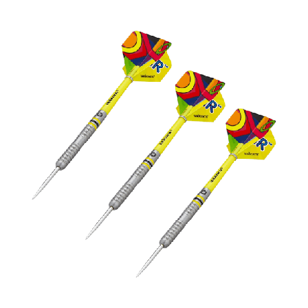 Unicorn Flair Tungsten Darts Set (3-pack) 21g Gul/Flerfärgad