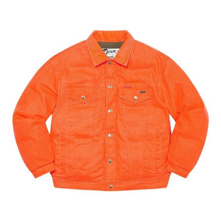 Supreme, Jackets Oranje, Heren, Maat:L