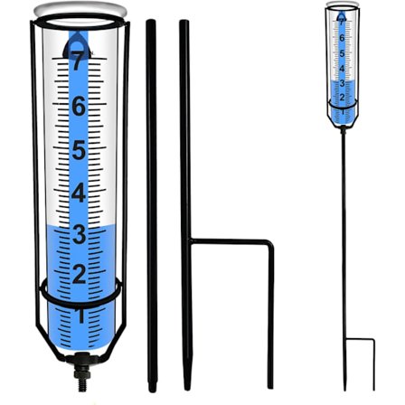 1 Styk Regnmåler Udendørs Frostbestandig Justerbar Højde