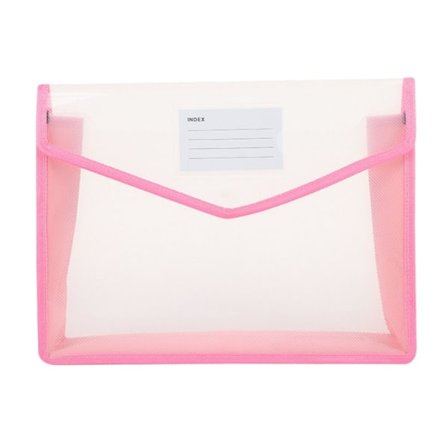 A4 Fil Mapper Dokument Taske PINK