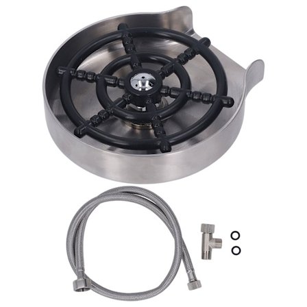 Kjøkkenvask Glasskyller Bar Høytrykks Automatisk Koppvasker Rustfritt Stål Koppvasker for Vask EU 3/8 Tråddiameter 16mm