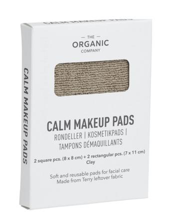 Calm Makeup Pads Home Bathroom Textiles Towels & Bath Towels Beige The Organic Company