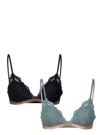Light_Padded Gala-2Pp Bralette Lingerie Bras & Tops Soft Bras Triangle Bras Sininen Dorina