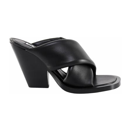 Jil Sander, Sandals Js 38042A15001 Czarny, Kobieta, Rozmiar: 39 EU