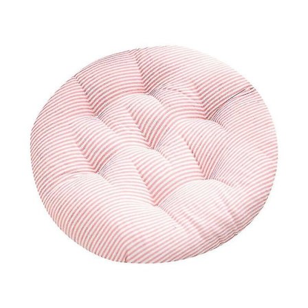 Runda sittdynor med stoppning för trädgårdsstol, matsal, kontorsstol 40 cm rosa