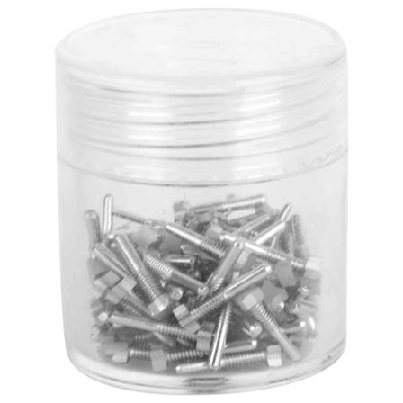 100 stk Urskrue Firkantet Hoved Bolt Fastener Hardware Reparation Tilbehør 2,5x8,5mm