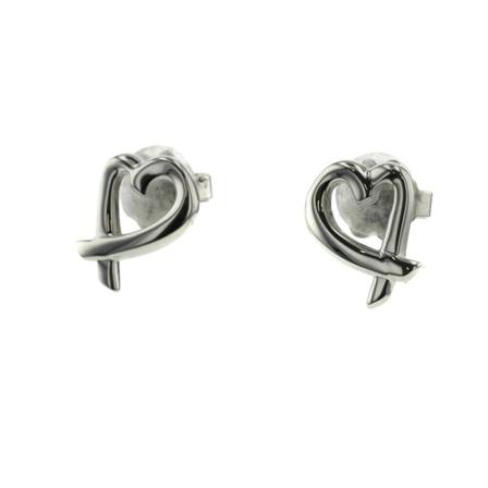 Tiffany & Co. Pre-owned, Earrings Grijs, Dames, Maat:ONE Size