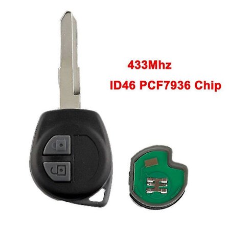 Smart Key 315/433Mhz För Suzuki Vauxhall Agila Splash Swift Liana Aerio Jimn Igins Alto SX4 Bilfjärrkontroll ID46 PCF7936 Chip