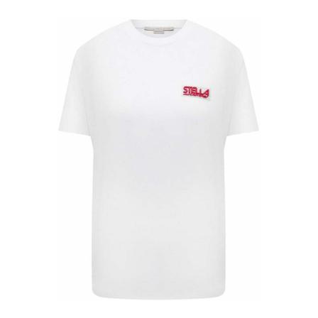 Stella Mccartney - T-shirts - Vit - Dam - Storlek: 2xs, Dam, Storlek: 2XS