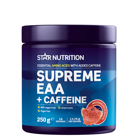 Star Nutrition Supreme EAA 250 g, Watermelon (+caffeine) - Bodyman.dk