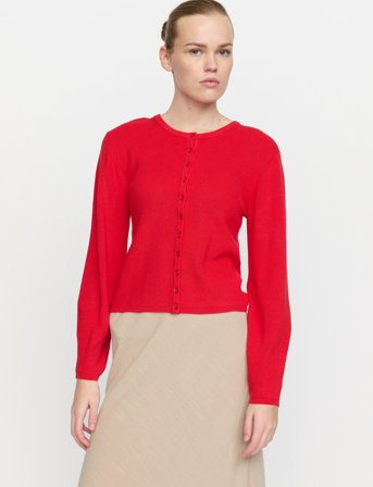 Soft Rebels Srmushi Cardigan Knit - Red - L