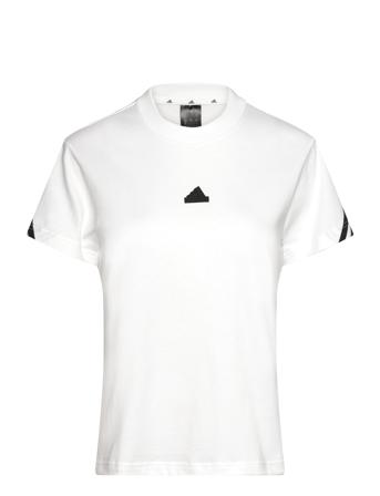 Future Icons Three Stripes T-Shirt Sport Women Sport Clothing Sports Tops & T-shirts Sport T-shirts White Adidas Sportswear