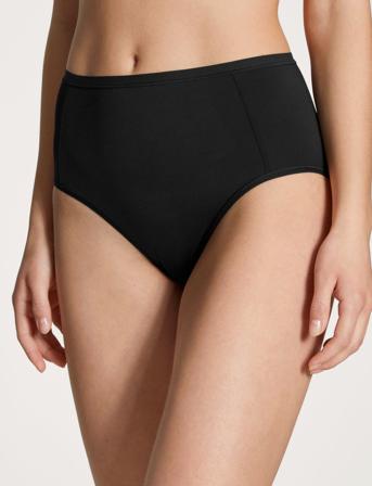 Eco Sense High Waist Brief Lingerie Panties High Waisted Panties Svart Calida