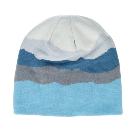 Beechfield - Blu traditionalbeanie Beanie - Glacier Mountain Peaks Pull-on Light Blue Beanie @ Hatstore