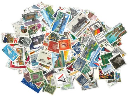 Tyskland - 550 forskellige stemplede frimærker