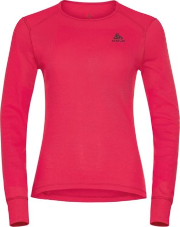 Odlo Women's Active Warm ECO Baselayer Shirt Women base layer tops Pink L