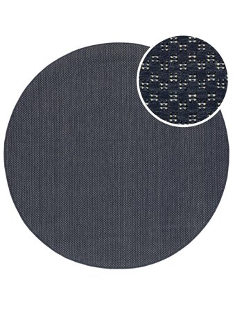 Clio Indoor/Outdoor Rug Washable Ø 250 Large Blue Round