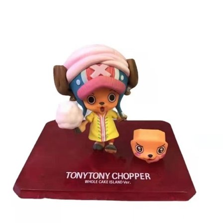 One Piece 117Generation Straw Hat Mission Chopper Marshmallow Edition Cake Island Action Model