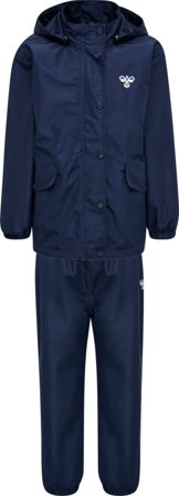 Hummel Kids' Hmlreva Rainsuit Children rainwear sets Blue 128