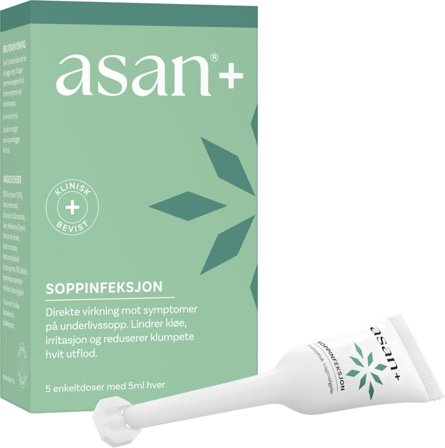 Asan+ soppinfeksjon vaginalgel