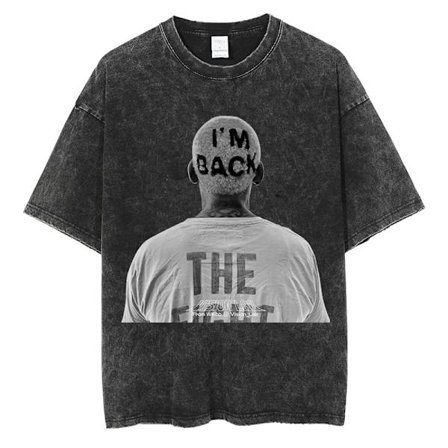 Dennis Rodman Graafinen T-paita Oversized Kesä Miesten Vaatteet Puuvilla Muoti Hip Hop Katu Lyhythihainen T-paita