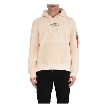 Alpha Industries, Hoodies Beige, Heren, Maat:XL