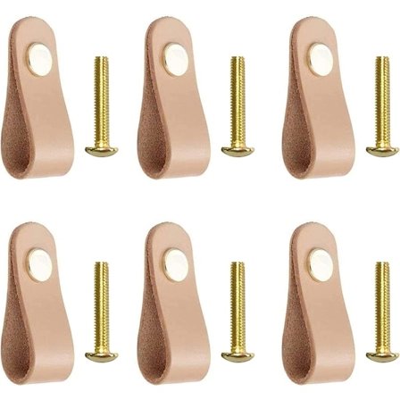 IC 6 kpl Nahka PU Kaapin Vetimet Nahka Kaapin Ovi Vetimet