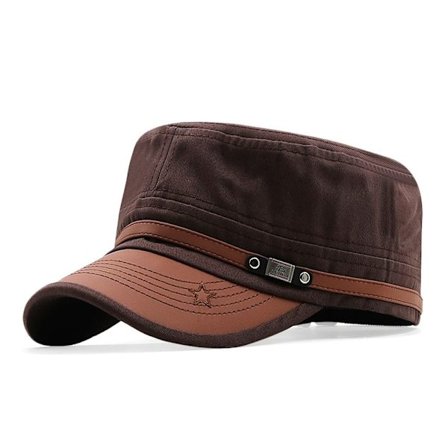 Army Hat Baseball Cap COFFEE