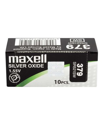 MAXELL SR 521SW batteri - 10 x SR521SW - Zn/Ag2O