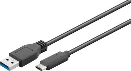USB-kabel til overgang mellem USB 3.0 type A og USB-C - Meter