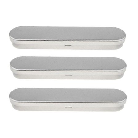 3 stk. Rektangulære Tomme Dåser med Hængsel Opbevaringskasser Hjemmeorganisator