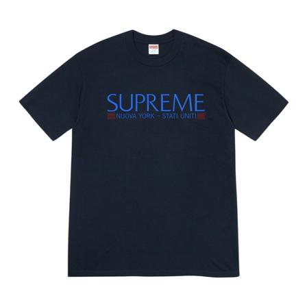 Supreme T-Shirts Blå, Herre